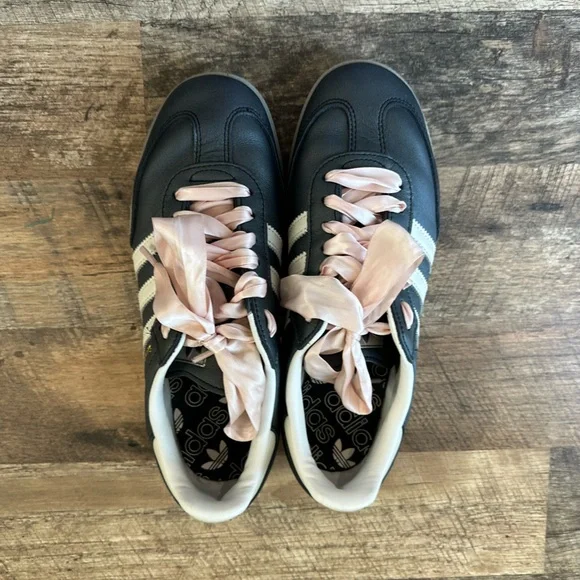 adidas Samba Black and White Sneakers - Picture 6 of 13